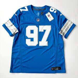 Detroit Lions Nike Mens Hutchinson 97 Jersey Vapor FUSE Sz L $175 MSRP Authentic